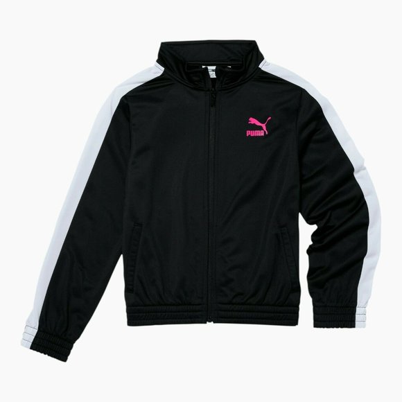 Puma Girls Track Jacket 85641801 Puma/Black   Great for Holiday GIFT - Picture 1 of 2